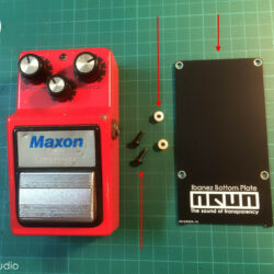 Aqua Audio Bottom Plate Replacement For Ibanez and Maxon Guitar Pedals