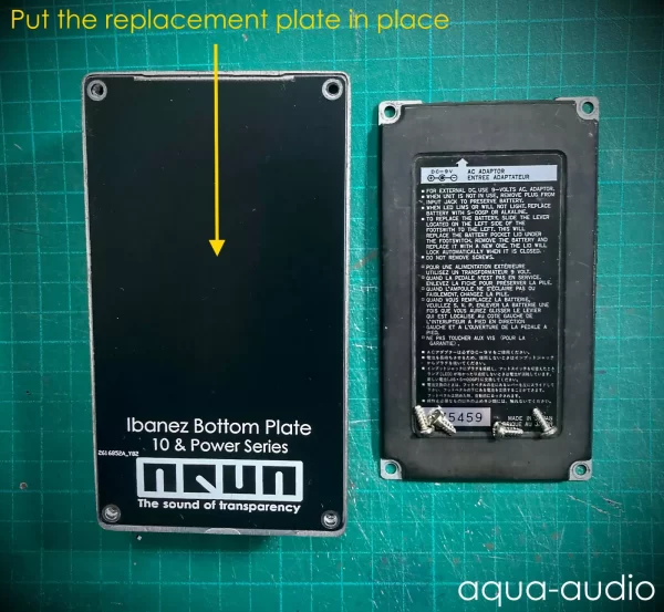 Bottom Plate Replacement For Ibanez 10 And Power Series Pedals - Image 3