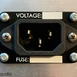 IEC Socket To Round Hole Mounting Plate For DIY Projects