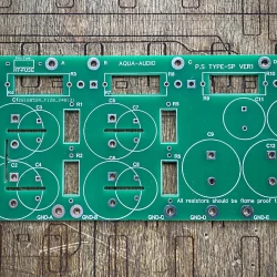 Tube Amp Power Supply PCB With Serial Caps And Balancing Resistors