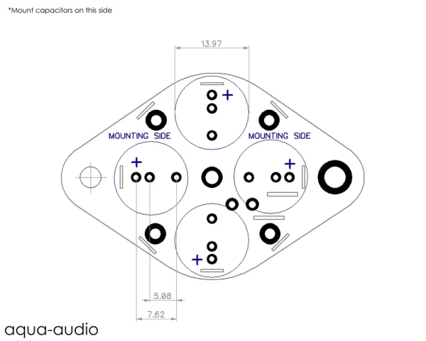 Multi Section Capacitor Mounting Plate And PCB - Image 5